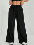 Women's Black Straight Fit Pants