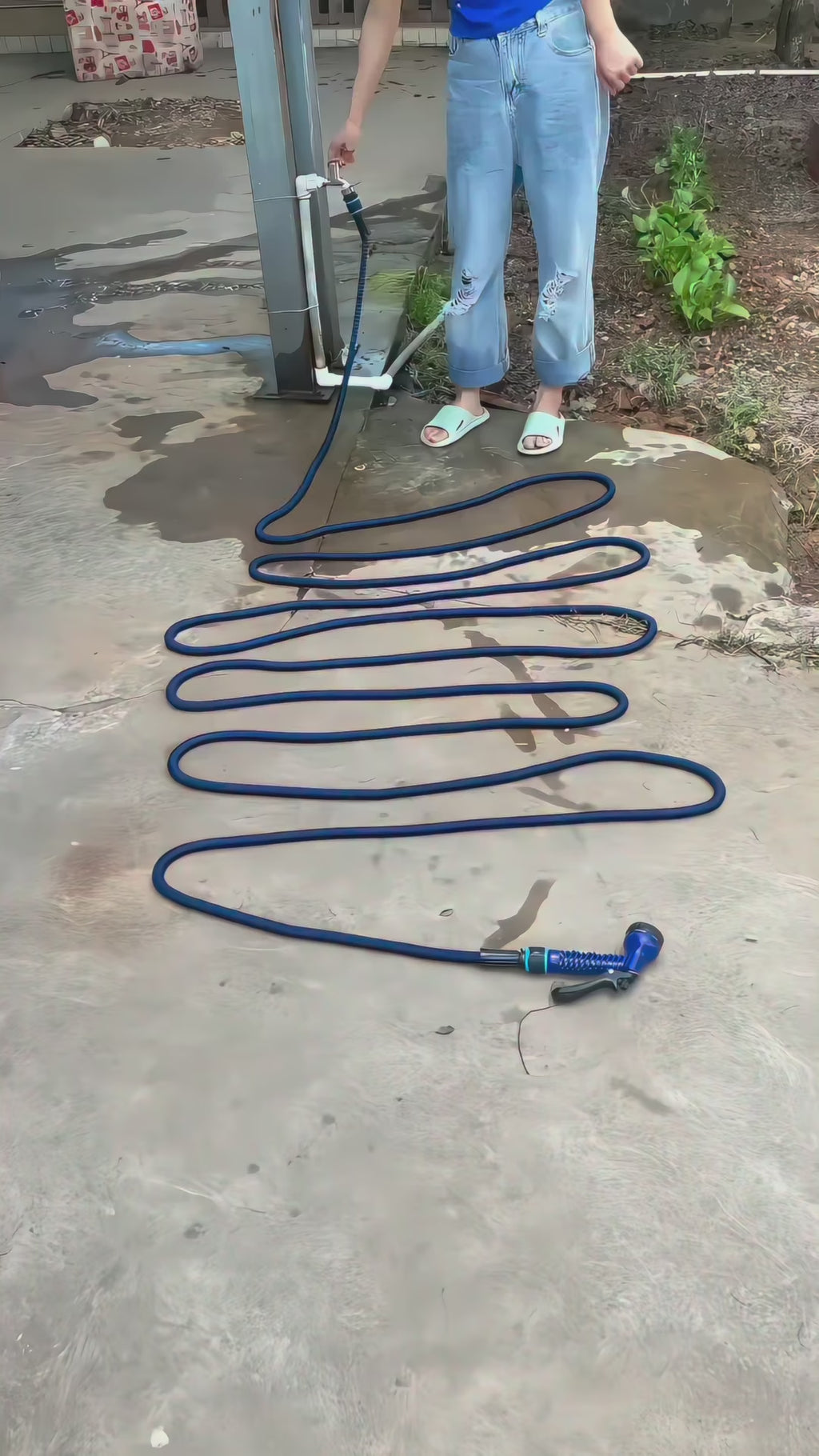 15m Expandable Water Spray Jet Gun