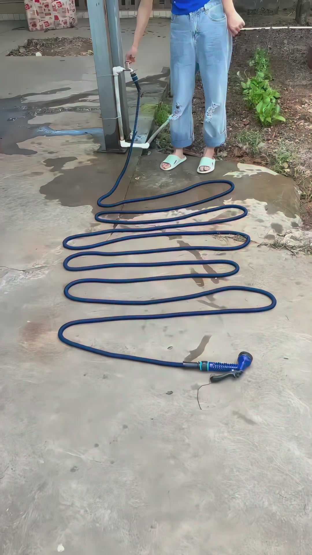 15m Expandable Water Spray Jet Gun